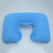 Portable Inflatable U Shape Neck Comfortable Pillow Office Air Cushion Airplane Driving Nap Support Head Rest Travel Pillow
