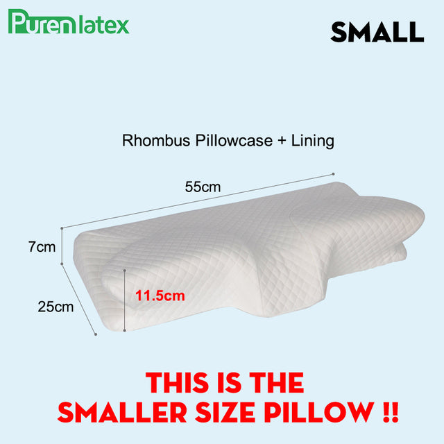 Purenlatex 14cm Contour Memory Foam Cervical Pillow Orthopedic Neck Pain Pillow for Side Back Stomach Sleeper Remedial Pillows