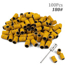100pcs 80''/120''/180" Nail Art Sanding Bands Gel Polish Remover Tool Accessory for Electric Nail Machine Nail Drill Bits