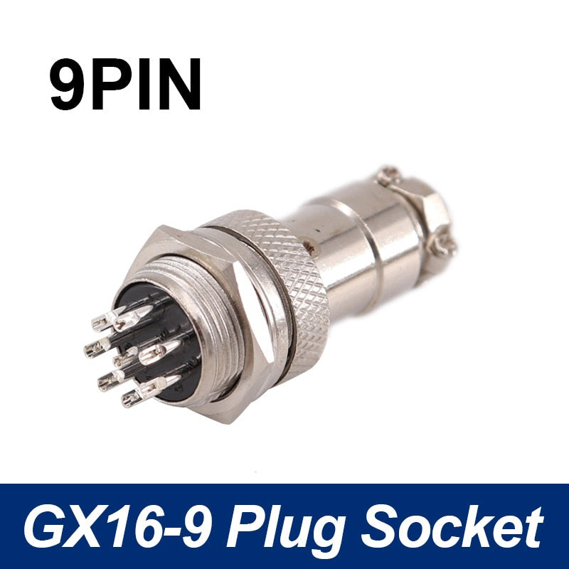 5/8&quot; GX16  Aviation Circular Connector  2Pin3pin4pin 5pin6pin7pin8pin9pin10pin Male &amp; Female Diameter 16mm L73 RS765 DF16 M16