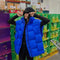 2022 Warm Waistcoat Sleeveless Women Green Loose White Duck Down Vest Fashion Stand Collar Sleeveless Jacket Woven Vest Female