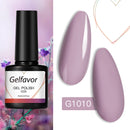 GELFAVOR Gel Nail Polish Glitter 8ML Semi-permanent Varnish Hybrid UV Nail Gel Polish For Manicure Nail Art Design Gel Varnishes