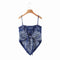 2019 New Women vintage paisley print spaghetti strap sexy chic camis tank ladies summer backless bowknot sling tops LS3866