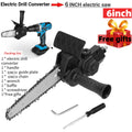 4/6 Inch Electric Drill Modified To Electric Chainsaw Tool Attachment Electric Chainsaws Accessory Set Woodworking Cutting Tool