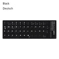 Keyboard Stickers Alphabet Layout English Russian Spanish Deutsch Arabic Laptop Desktop Tool Wear-resistant Non-slip Stickers