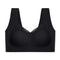 Top Seamless Women&#39;s Bras Large Size Top Support Show Small Comfortable No Steel Ring Underwear Yoga Fitness Sleep Vest