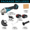 125mm M14 Brushless Electric Angle Grinder Grinding Machine Cordless Woodworking Polisher Power Tool For Makita 18V Battery
