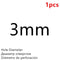 High Quality Hole Puncher Leather Hole Punch Round Steel Leather Craft Hollow Hole Punch 1mm-25mm Gaskets Plastic Rubber Tools