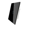MOES Smart Glass Panel Switch Smart Life/Tuya App Multi-Control Association, Voice Control with Alexa,Google Home,1/2/3/4 Gang