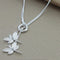 1pcs Korean Style Blue Crystal Moon Cat 925 Sterling Silver Jewelry Temperament Personality Clavicle Chain Necklaces