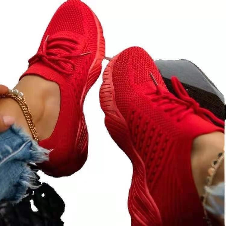 Sneakers Shoes 2022 Fashion Lace Up Platform Shoes for Women&