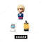 Disney Mini Action Toy Figures Building Blocks Cartoon dolls Toy Story Mickey Mouse Winnie The Pooh Frozen Stitch Donald Duck