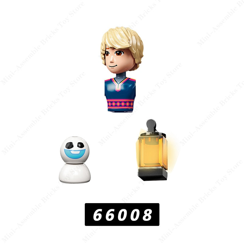 Disney Mini Action Toy Figures Building Blocks Cartoon dolls Toy Story Mickey Mouse Winnie The Pooh Frozen Stitch Donald Duck