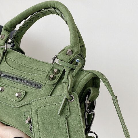 Girl Shoulder Bags Black Hand Bags New Arrival Mini Small Motorcycle Bags Crossbody for Women Soft Pu Leather Brand Handbag lady