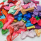 10pcs/lot Solid Color Grosgrain Ribbon Bowknot Kids Hair Clips Handmade Bows Baby Girls Barrettes Hairpins Photo Props Gifts