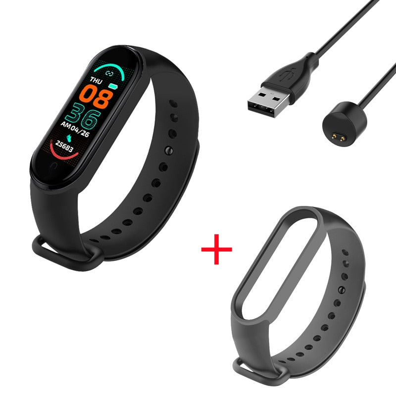 M6 Smart Bracelet Women Men Kids Heart Rate Blood Pressure Monitor Waterproof Sports Band Fitness Tracker Smartwatches
