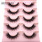 2022 New 5 pairs natural false eyelashes fake lashes long makeup 3d mink lashes eyelash extension mink eyelashes short eyelashes