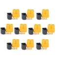 10 x Amass XT60+ XT60H XT30U XT90H Plug Connector With Sheath Housing 5 Male 5 Female (5 Pair )