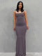 Hugcitar Satin Slip Sleeveless Backless Slim Sexy Maxi Dress 2022 Spring Women  Party Y2K Concise Bodycon Elegant  Clothing