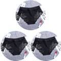 3Pcs/Lot Lace Women&#39;s Panties Sets Ice Silk Seamless Underwear Female Transparent  Briefs Mid-Rise Lady Panty Woman Lingerie