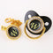 Black Bling Baby Pacifier And Clip Alphabet Letter M Infant Pacifier Gold Letter Unique Name Initials Baby Shower Gift