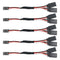 5pcs/lot 100/150/200/300/500mm RC Servo Y Extension Cord Cable Lead Wire For RC Servo JR Futaba RC Airplane Helicopter Car DIY