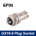 5/8&quot; GX16  Aviation Circular Connector  2Pin3pin4pin 5pin6pin7pin8pin9pin10pin Male &amp; Female Diameter 16mm L73 RS765 DF16 M16