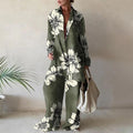 Summer Fashion Printed Loose Long Sleeves Shirts Straight Pants Two Piece Suits New Streetwear Women&#39;s Winter Elegant Commuting