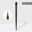 1pcs Professional Black Eyebrow Inclined Flat Angled Brush Makeup Tool Wooden Pole Eyeliner Eyeshadow Eye Brow Women Cosmetic
