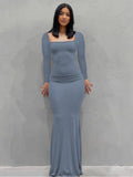 BOOFEENAA Strap Backless Long Maxi Dresses Party Club Vacation Outfits for Women Sexy Casual Summer Dress 2022 Wholesale C85CZ24