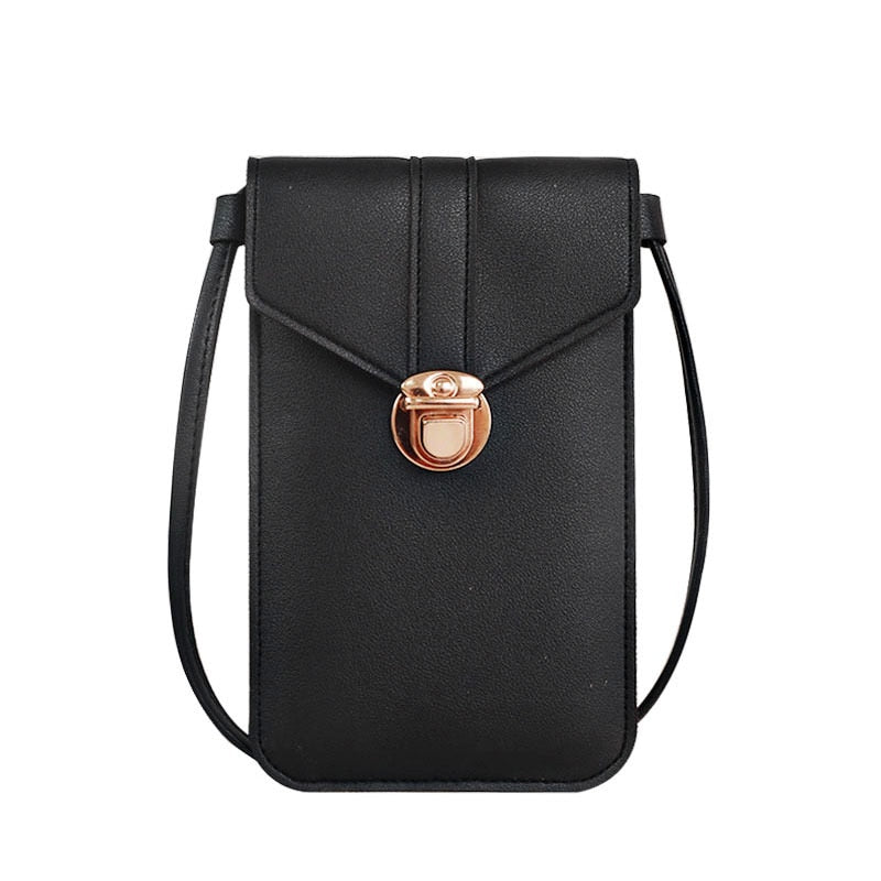 Silver Mobile Phone Mini Bags Small Clutches Shoulder Bag Crocodile Leather Women Handbag Black Clutch Purse Handbag Flap