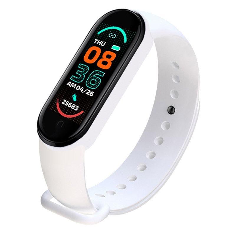 Smart Watch M6 Men&#39;s And Women&#39;s Fitness Sports Bracelet Heart Rate Blood Pressure Monitor Digital Watch for IOS Android Phones