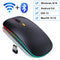 Rechargeable Wireless Mouse Computer Bluetooth Mouse Ergonomic Usb Mouse Silent Mause With Backlight RGB Mice For Laptop PC ipad