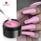 MSHARE 10ml Milky White Builder Nail Extension Gel Self leveling Nails Quick Building Clear Pink Nail Tips UV Led Gel Soak Off