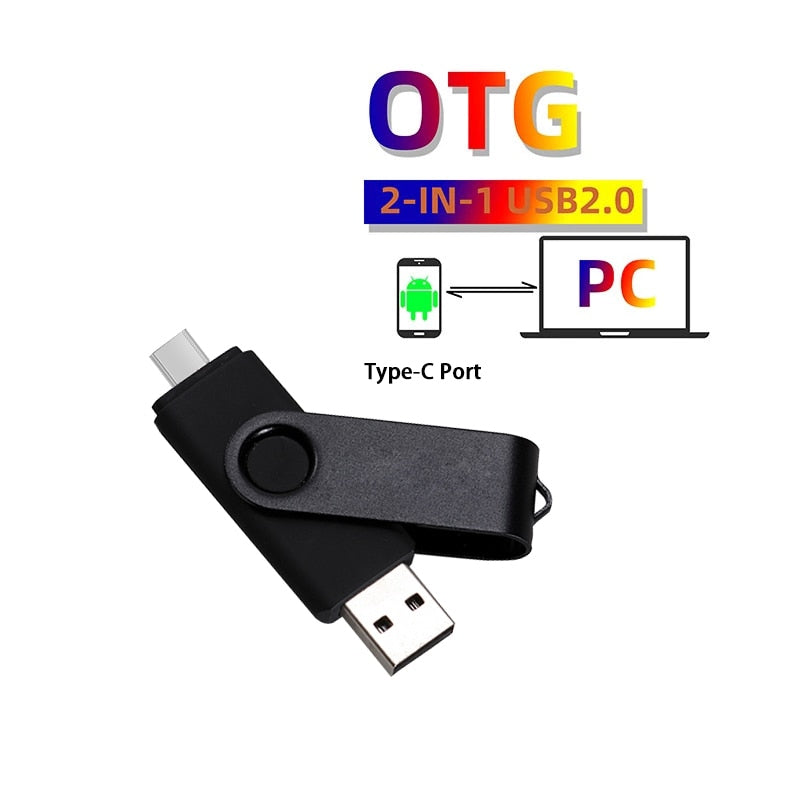 Type-C 128g Key High Speed USB Flash Drive OTG Pen Drive 128GB Usb Stick Pendrive Flash Disk for Android PC/Car/TV USB-C
