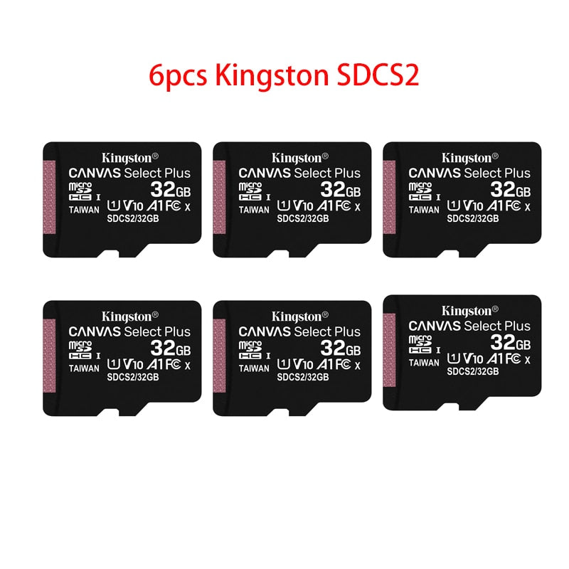 Kingston Memory Card 128GB 32GB SDCS2 TF 64GB 256GB SDCS2 Micro SD Card 100MB/S Reading Speed Class 10 Flash Card SD
