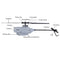 C127 2.4GHz RC Drone 720P Camera 6-Axis Wifi Sentry Helicopter Wide Angle Camera Single Paddle Without Ailerons Spy Drone RC Toy