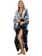 Fitshinling Summer Vintage Kimono Swimwear Halo Dyeing Beach Cover Up With Sashes Oversized Long Cardigan Holiday Sexy Covers