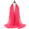 70*180cm Muslim Chiffon Hijab Shawls Scarf Women Solid Color Head Wraps Women Hijabs Scarves Ladies Foulard Femme Muslim Veil
