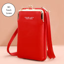 Women Bags Soft Leather Wallets Touch Screen Cell Phone Purse Crossbody Shoulder Strap Handbag for Female Cheap Women&