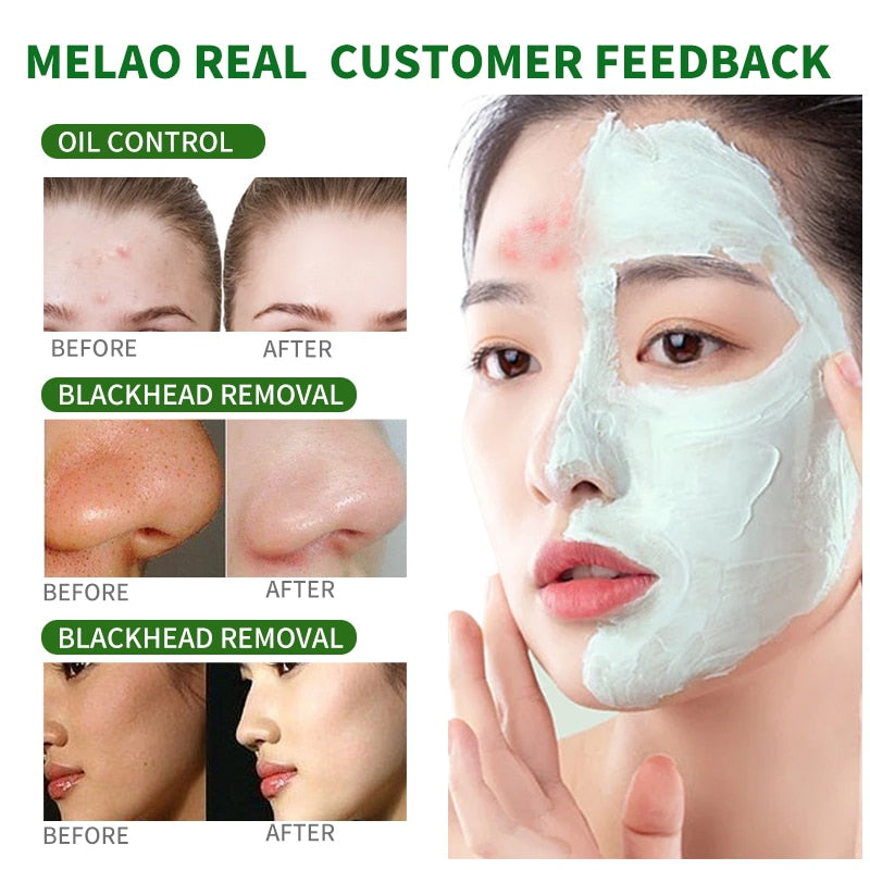 GZE Green Tea Mask Stick for Face Blackhead Remover Deep Pore Cleansing Brightening Facial Purifying Clean Matcha Clay Mud Musk