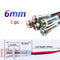 1pc 6mm 8mm 10mm 12mm Metal LED Warning indicator light Waterproof IP67 Signal Lamp Pilot Wires switch 3V 5V 12V 220V Red Blue