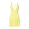 Summer Women Satin Silky Spaghetti Strap Split Long Dress Elegant Sleeveless Backless Club Party Beach Sexy Vestito 2021