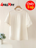 Green Suit Shorts with T-shirt for Women and Top Loose Oversize 100% Cotton Summer Two Piece Set Women Classic Tracksuit Casual