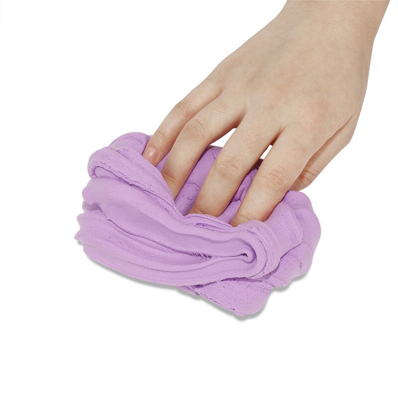 Baby Hand and Footprint Mud Soft Clay Fluffy Material DIY Handprint Footprint Fingerprint Anti-stress Children's Toys