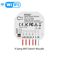 Moes Smart ZigBee WiFi Switch Module Dimmer Curtain Switch Smart Life App Remote Control Alexa Google Home Voice Control