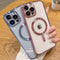 Luxury For Magsafe Magnetic Charging Transparent Silicone Case for iPhone 14 Plus 13 12 11 Pro Max Protector Shockproof Cover