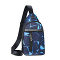 Men Anti Theft Chest Bag Shoulder Bags USB Charging Crossbody Package School Short Trip Messengers Bags Men&#39;s Leather Sling Pack