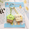 Kawaii Sanriod Accessories Kitty kuromi My Melody Cartoon Silicone Case Backpack Pendant Keychain Anime Toys for Girls Gifts
