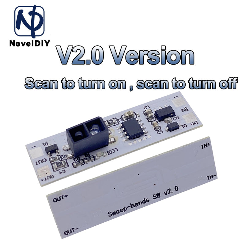 Touch Switch Capacitive Module 5V-24V 3A LED Dimming Control Lamps Active Components Short Distance Scan Sweep Hand Sensor
